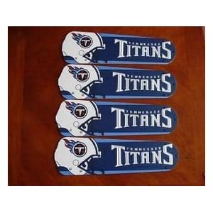 Ceiling Fan Designers 42SET-NFL-TEN NFL Tennessee Titans Football 42 In. Ceiling Fan Blades OnlY