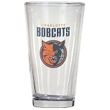 Charlotte Bobcats 3D Logo Pint Glass