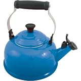 Le Creuset Enamel-on-Steel 1-4/5-Quart Whistling Kettle, Cobalt