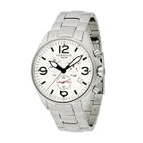 Torgoen Swiss Men's T16202 Aviation Chronograph Black Dial Stainless Steel Watch