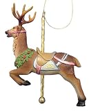 Carousel Merry-Go-Round Reindeer Christmas Ornament