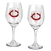 Minnesota Twins MLB 2pc Team Wine Glass Cup Set