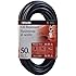 Woods 2452 14/3 SJTOW Agricultural Extension Cord, Black, 50-Feet
