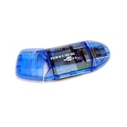 DMS 6-in-1 USB 2.0 High Speed Memory Card Reader Writer for SD SDHC MiniSD MiniSDHC MMC rsMMC