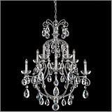 Liberte Ten Light Chandelier Finish: French Gold, Crystal Color: Clear Rock