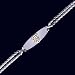This is our most popular style. It is a graceful version of a classic medical ID bracelet. Comes engraved with the word "Epilepsy". Plate is 7/16" x 1 5/8" long. Ladies' standard size is 7", but can be made to ANY size.