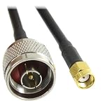 Gino RP-SMA Male to N Male Plug Adapter RF Pigtail Coaxial Cable 16.1