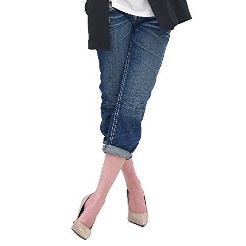 (ジュエル)[pt12055]jewel ライトウォッシュボーイフレンドデニム