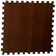 Tadpoles 9 Sq Ft Wood Grain Playmat Set, Dark Wood