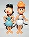 The Original Flintstones Cartoon Figure Set with Fred, Barney Wilma and Betty