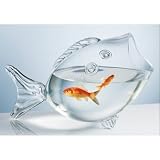CLEAR FISH BOWL - CLEAR FISH SHAPED BOWL
