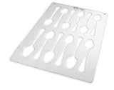Paderno World Cuisine Spoon Shape Plastic Tuile Template