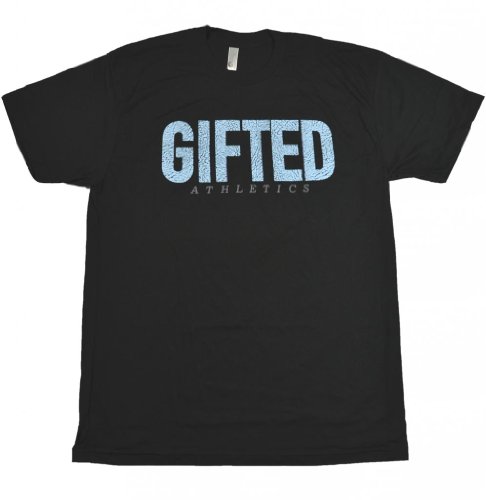 Gifted Athletics Men's Elephant Print T-Shirt, Medium, Carolina Blue