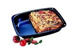 Back-Liebe Emaille Brat-/Auflaufform 37cm Dr. Oetker