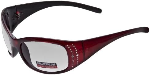 Spits Marllyn -2 Photochromic Light Adjusting Motorcycle Sunglasses Select Foam Option: NO EVA Foam Padding