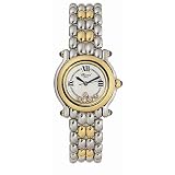 Chopard Happy Sport Diamond 18kt Yellow Gold And Steel Ladies Watch 27 8256-23 by Chopard