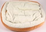 Pet Supplies : 24X26 PET BED FAUX WHITE PRINT