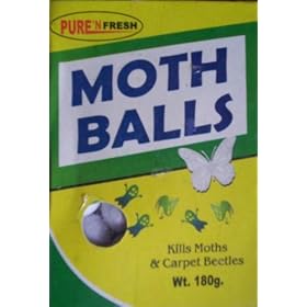 Moth Balls - Kills moths & Carpet Beetles - 180g