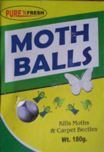 Kitchen & Housewares : Moth Balls - Kills moths & Carpet Beetles - 180g