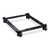 Lorell 17573 File Caddy, Adjustable, 11-3/8 in.x16-5/8 in.x4 in., Black