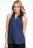 bebe Shadow Stripe Button Up Blouse 41PfZKET0NL. SL160 bebe Shadow Stripe Button Up Blouse