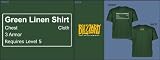 World of Warcraft Green Linen Shirt T-Shirt