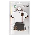 Mini Mini Kit Fussball Trikot fürs Auto mit Sauger, Deutschland-Design, 16,2x26,7x1 cm