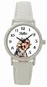 Reflex - 1014213L - Montre Femme - Quartz analogique - Bracelet et cadran blanc Orné d'un Chichiwawa