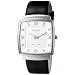 Invicta Men's Slim Collection Square Black Leather Watch #5135