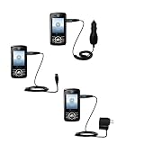 Deluxe Kit for the Motorola Z Slider includes a USB cable with Car and Wall Charger - Gomadic Brand w/ TipExchange Technology