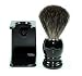 Edwin Jagger Black Pure badger Shaving Brush -Ebony