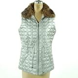 Three Hearts Faux Fur Collar Vest