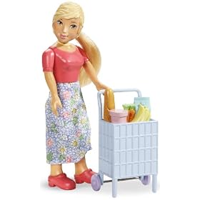 Learning Curve Caring Corners Helping with Groceries Figure Set