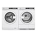 Electrolux White Compact Front Load Laundry Pair with EFLS210TIW 24" Washer and EFDE210TIW 24" Electric Dryer