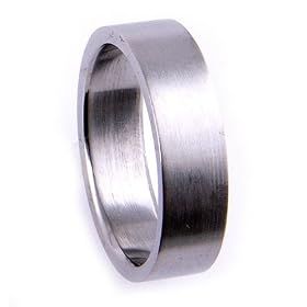 316L Stainless Steel Ring, Width: 7mm, Sizes: 6.0-14.0