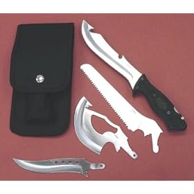 6 Pc Skinning / Hunting Knife Set
