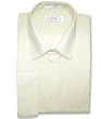 Men's Cream Dress Shirt w/ Convertible Cuffs