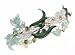 Green Supernova Crystal Hair Clip Barrette Jewelry