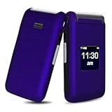 Blue Rubberized Hard Phone Cover for Samsung Haven U320 Verizon