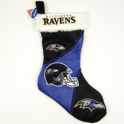 Buy BALTIMORE RAVENS OFFICIAL 17 CHRISTMAS STOCKING! by Forever Collectibles