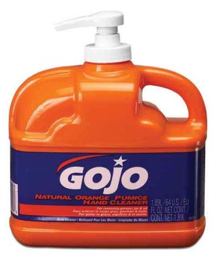 Gojo 0958-04 64-Ounce Hand Cleaner - Natural Orange