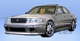 1990-1997 Lexus LS400 VIP Sideskirts
