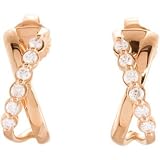 14K Rose Gold Diamond Earrings - 0.25 Ct.