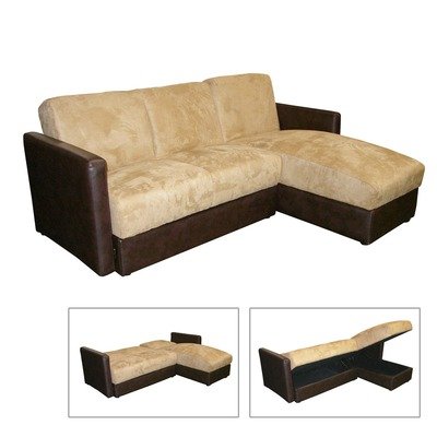 Convertible Sofa Bed with Chaise