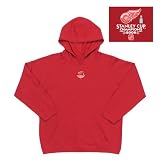 Detroit Red Wings NHL '08 SC Champs JV Youth Pullover Hooded Sweatshirt (Dk Red)