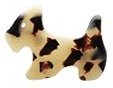 France Luxe Mini Scotty Dog on Tige Boule - Ivory Tokyo