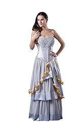 Strapless Charmeuse/Chiffon/Silk/Spandex Sleeveless Evening Dress 