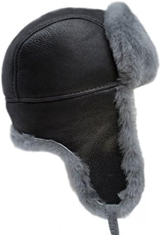 buyfurhat Men's Trapper Ushanka Bomber Hat