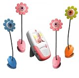 [ Free shipping ] 1 plus 4 Handheld 2.5 Video Color Baby Monitor 2.4GHz Wireless Camera Daisy-(Day & Night) (Video & Audio) Infant Nursery Monitor with rechargeable receiver w/ 4 Packs CCTV Surveillance Cameras