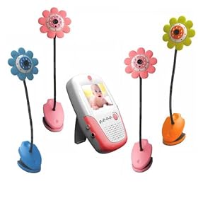 Click here to buy 1 plus 4 Handheld 2.5 Video Color Baby Monitor....